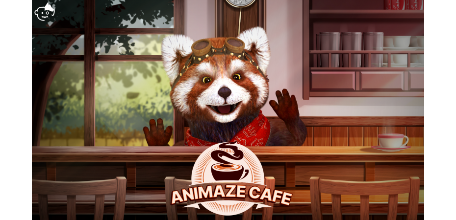 Animaze presents the Animaze Cafe animated background