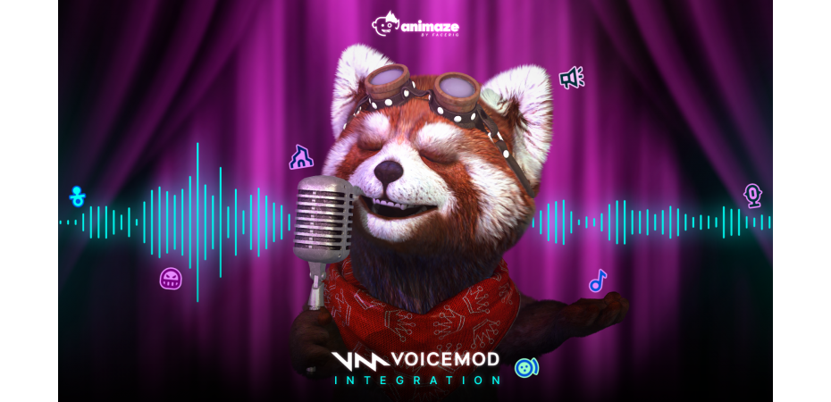 Find your digital voice || Animaze partners up with voice-changing technology Voicemod!