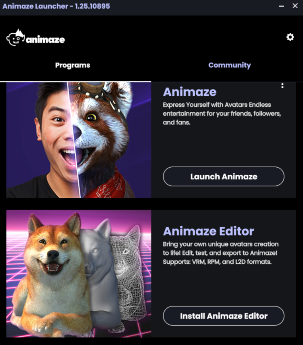 Download the Animaze Editor