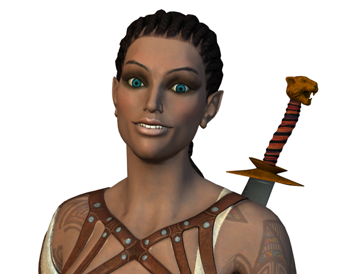Mittaka the Swordart Mistress Holotech original avatar