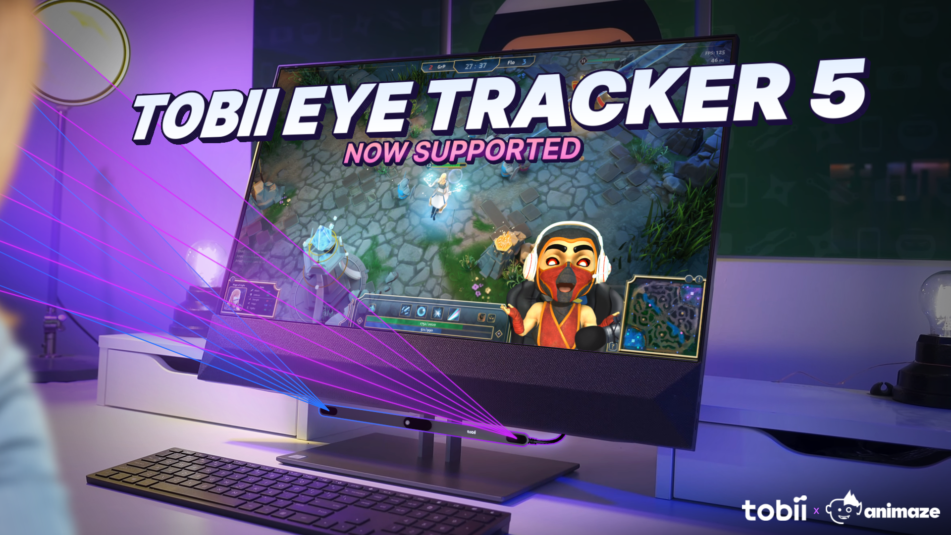 Tobii Eye Tracker available in Animaze